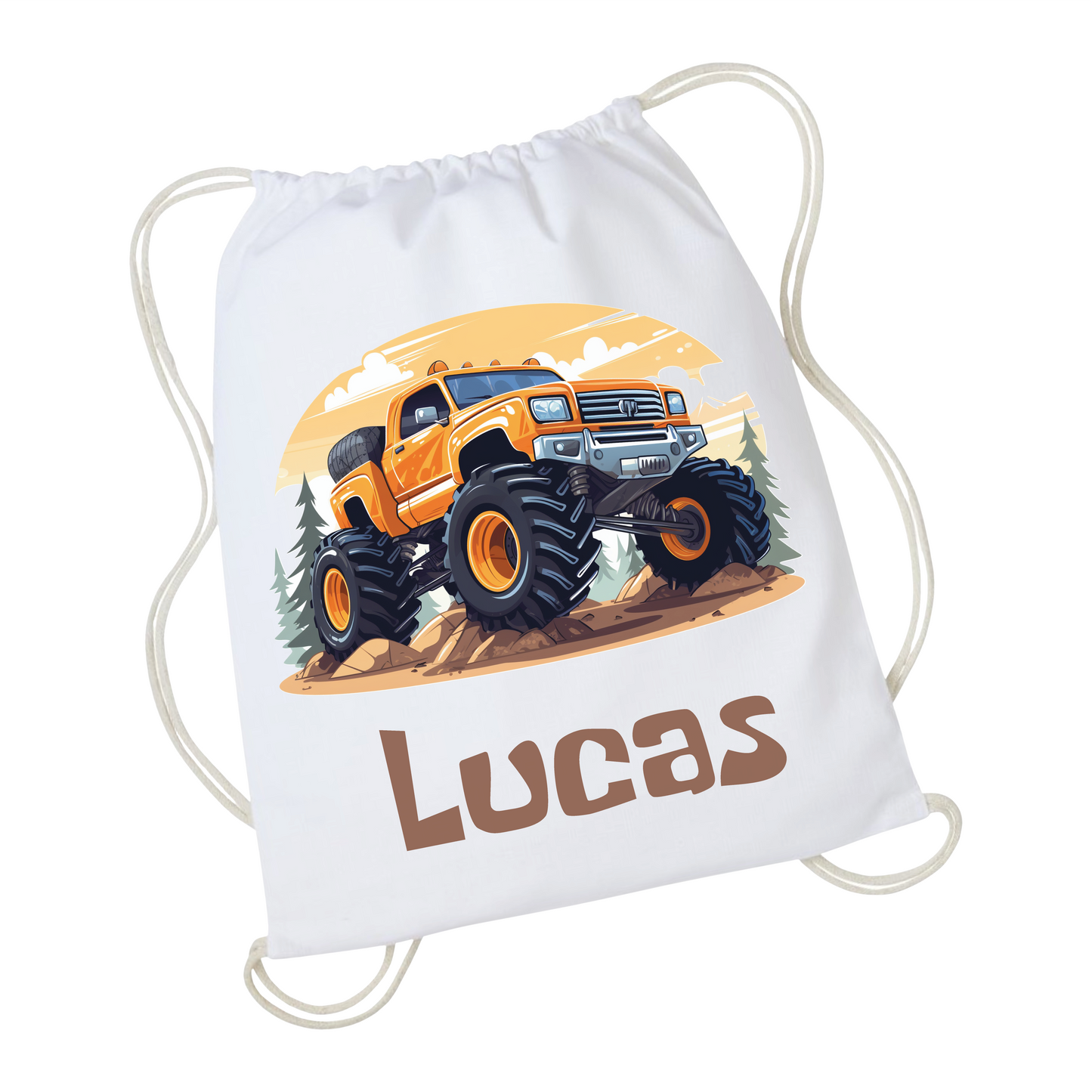 Gymtas met Naam – Monstertruck Sunset Ride