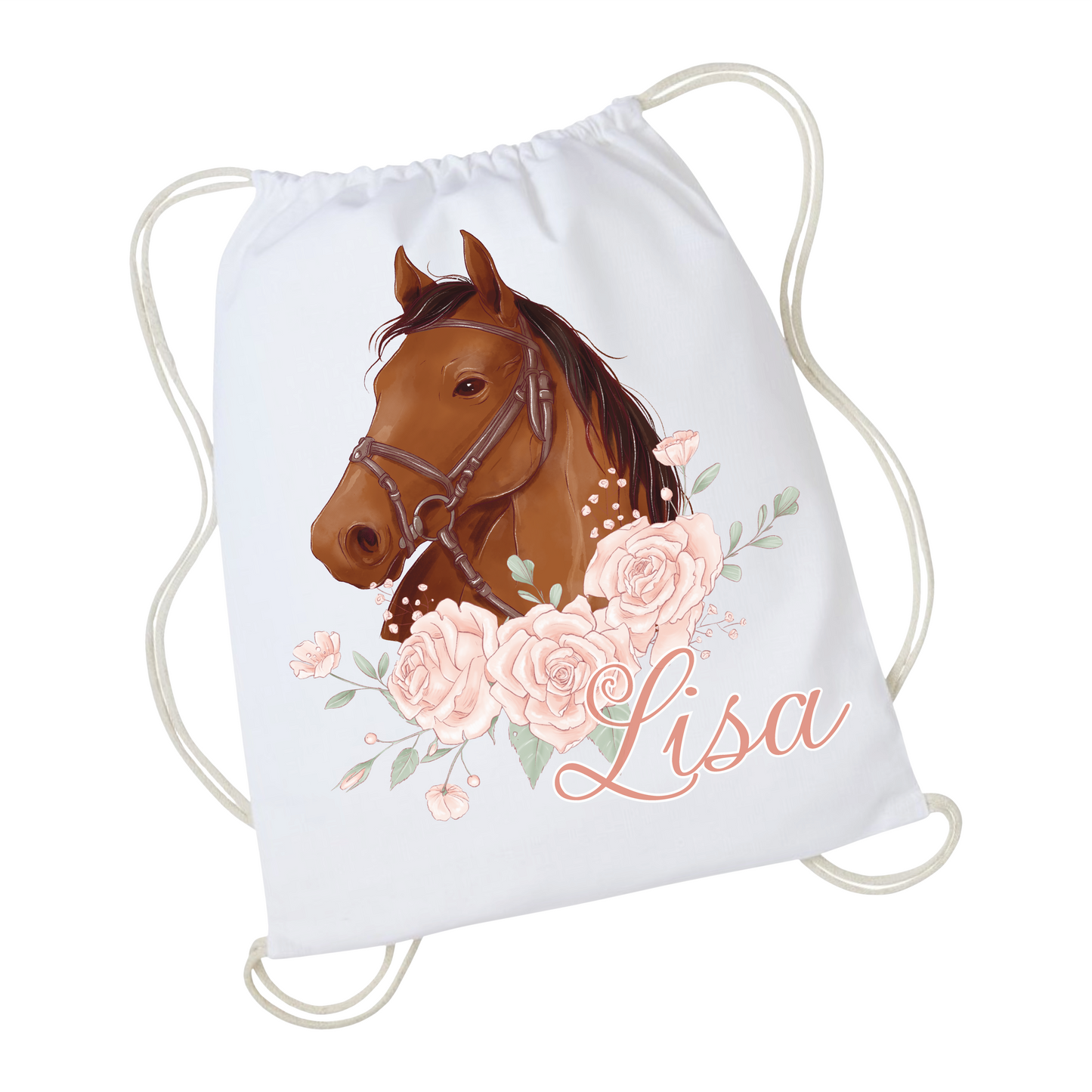 Gymtas met naam - Paard Serenya