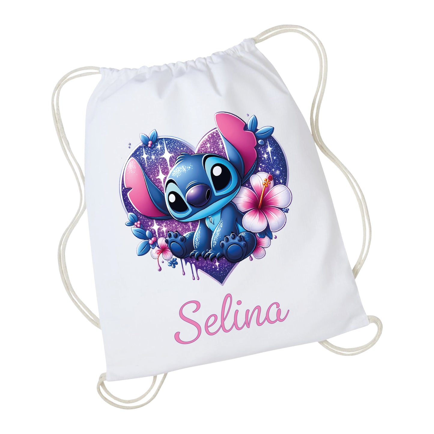 Gymtas met Naam – Stitch Love